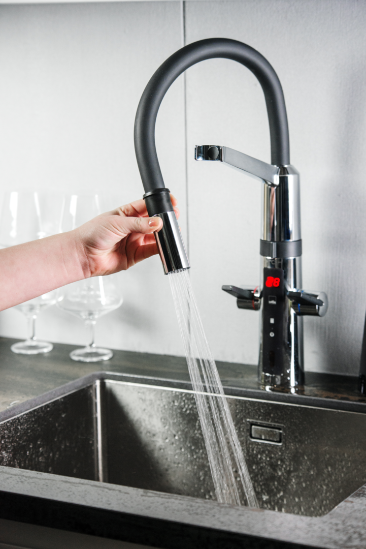 Oras Optima SemiPro - Kitchen faucet with dishwasher valve, 230/5 V
