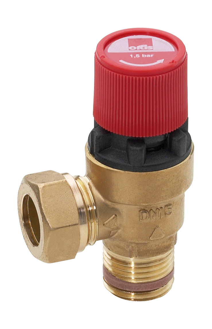 Oras - Safety valve, DN15, 2.5bar
