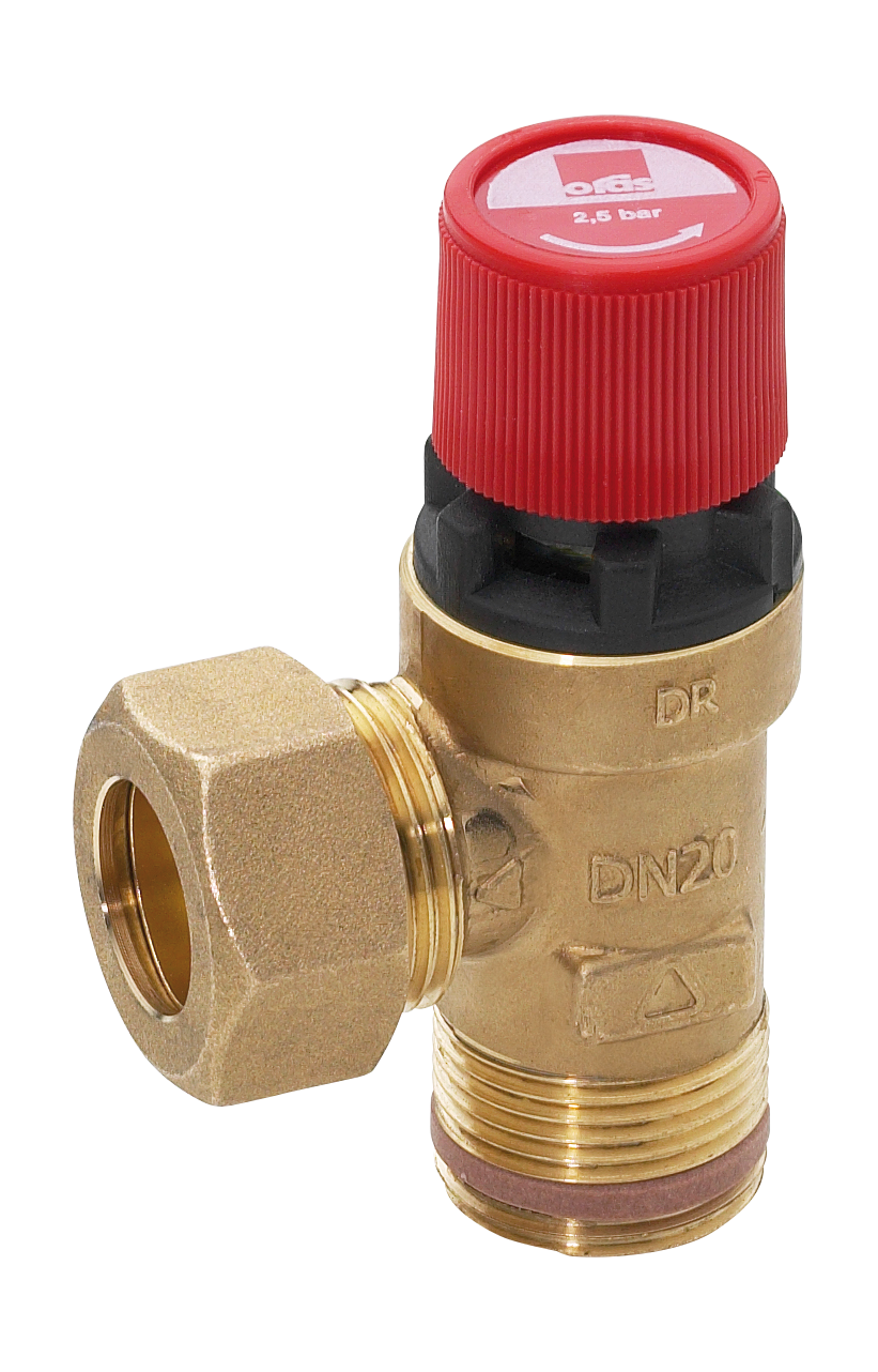 Oras - Safety valve, DN20, 2.5bar