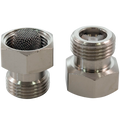 Check valve with strainer