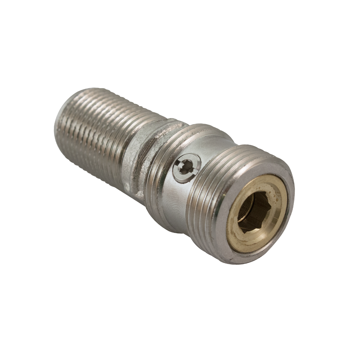 Oras - Straight coupling with stop valve, G3/4xG1/2