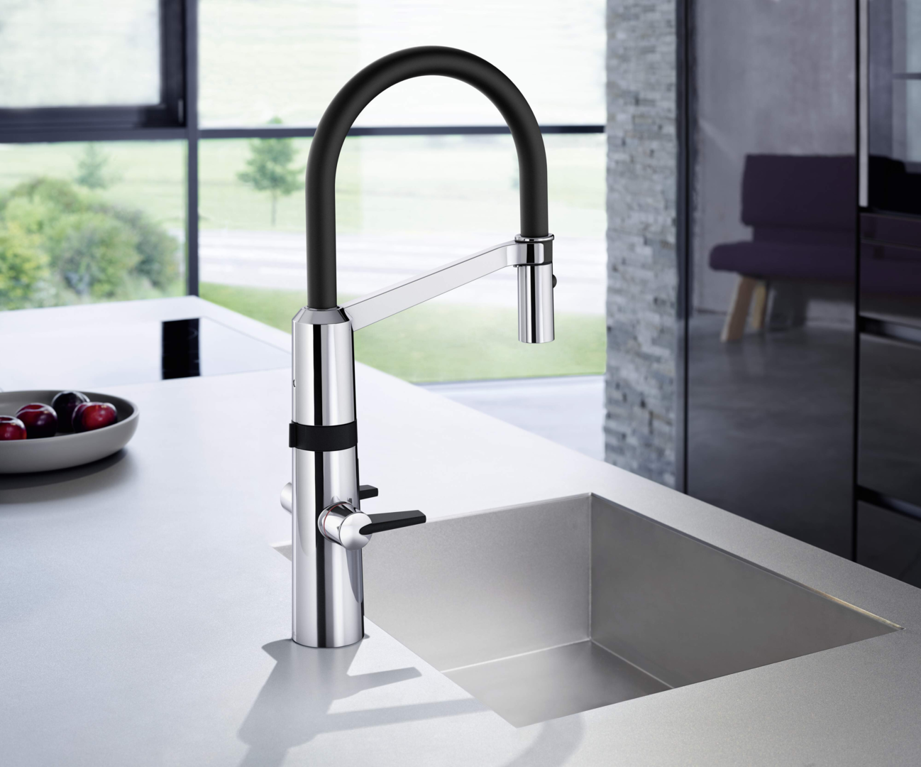 Oras Optima SemiPro - Kitchen faucet with dishwasher valve, 230/5 V