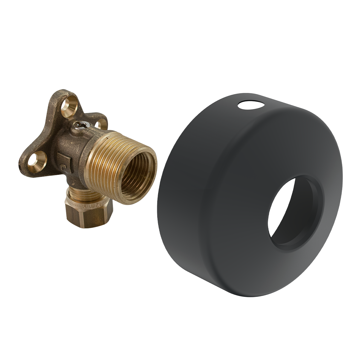 Oras - Angle coupling with stop valve, G3/4 1/2 -D12 204021Z-33