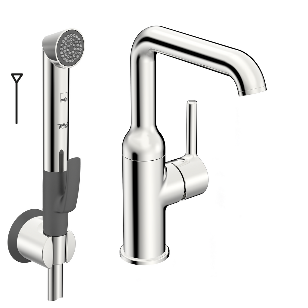 Oras Optima Style - Washbasin faucet, 3 V 2615FH