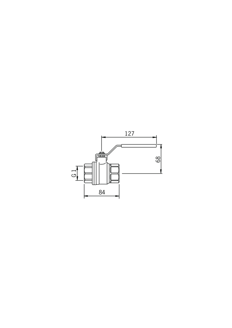 Oras - Ball valve, DN25, PN25