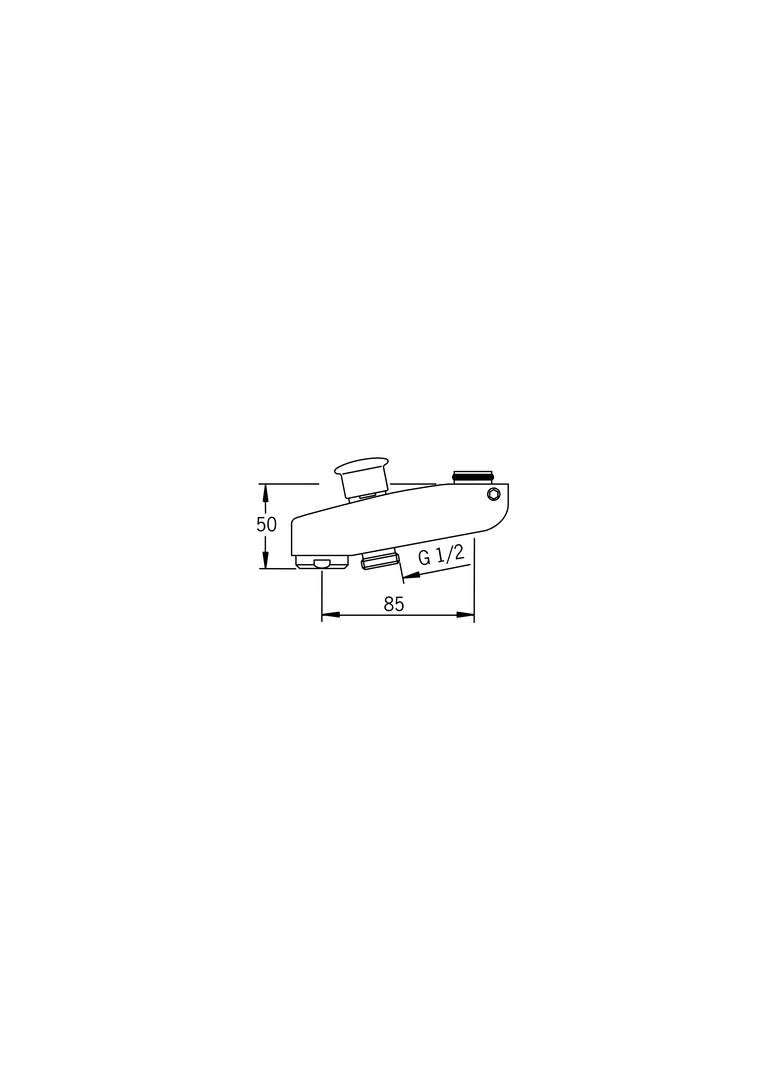 Oras - Diverter spout, L=85 221210