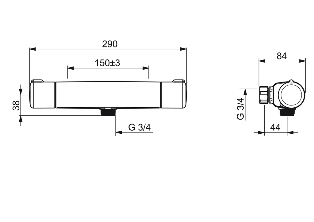 Oras Nova - Shower faucet 7461