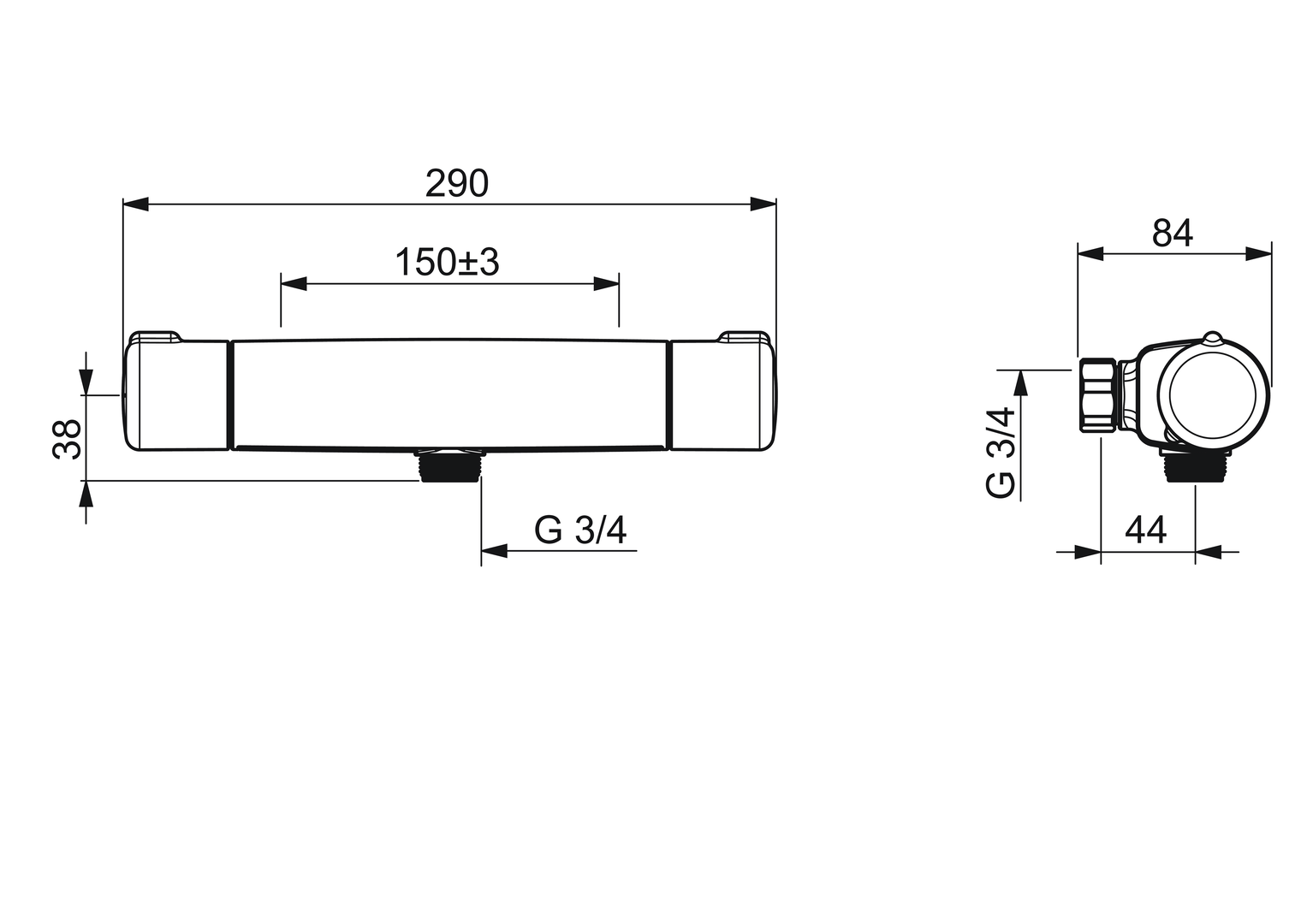 Oras Nova - Shower faucet 7461