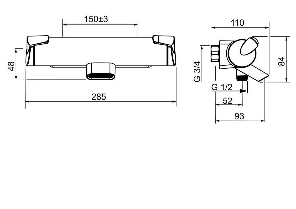 Oras Optima - Bath and shower faucet