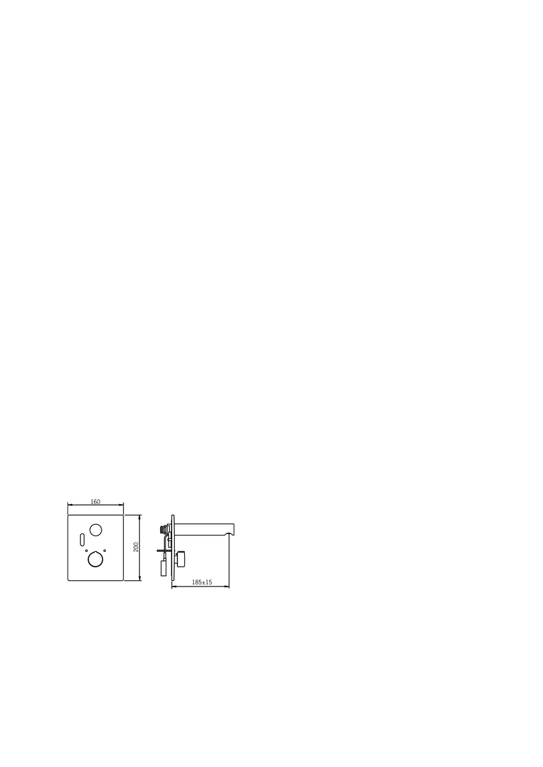 Oras Electra - Cover part for washbasin faucet, 6 V