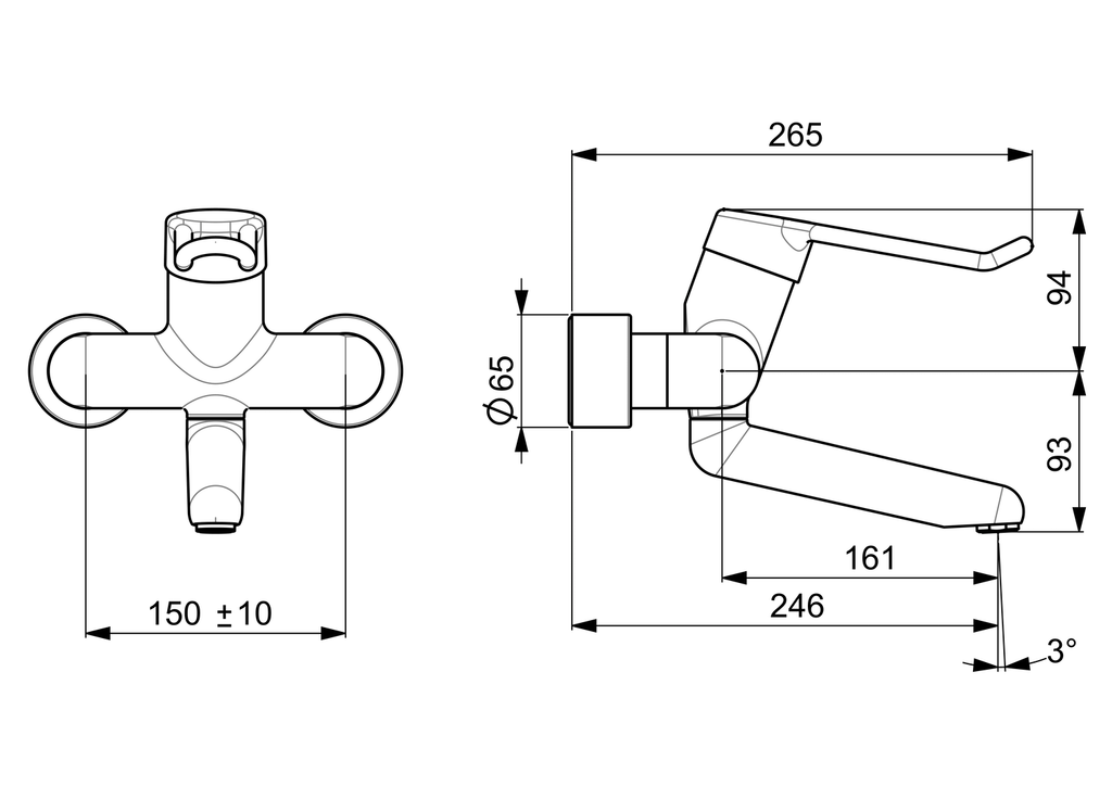 Oras Medipro Protec - Washbasin faucet 5526B