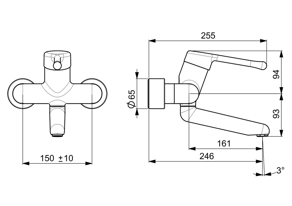 Oras Medipro Protec - Washbasin faucet 5526A