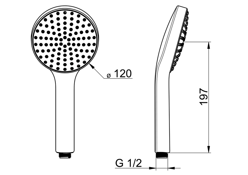 Oras Hydractiva - Hand shower 242401