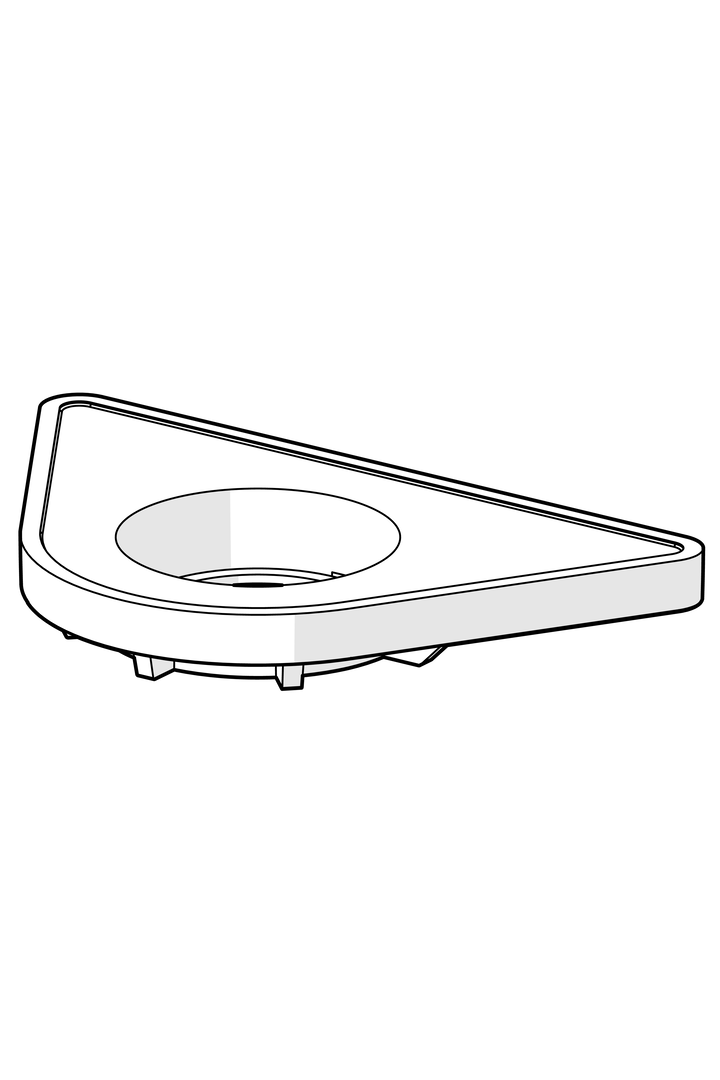 Oras - Supporting plate, 100x60mm