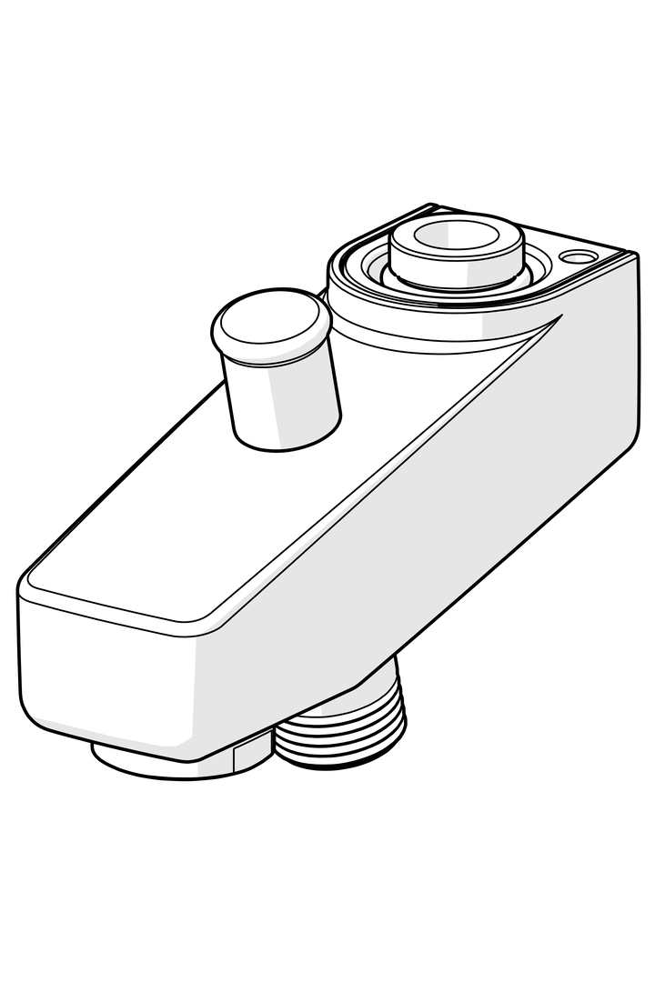 Oras Safira - Diverter spout, L=73