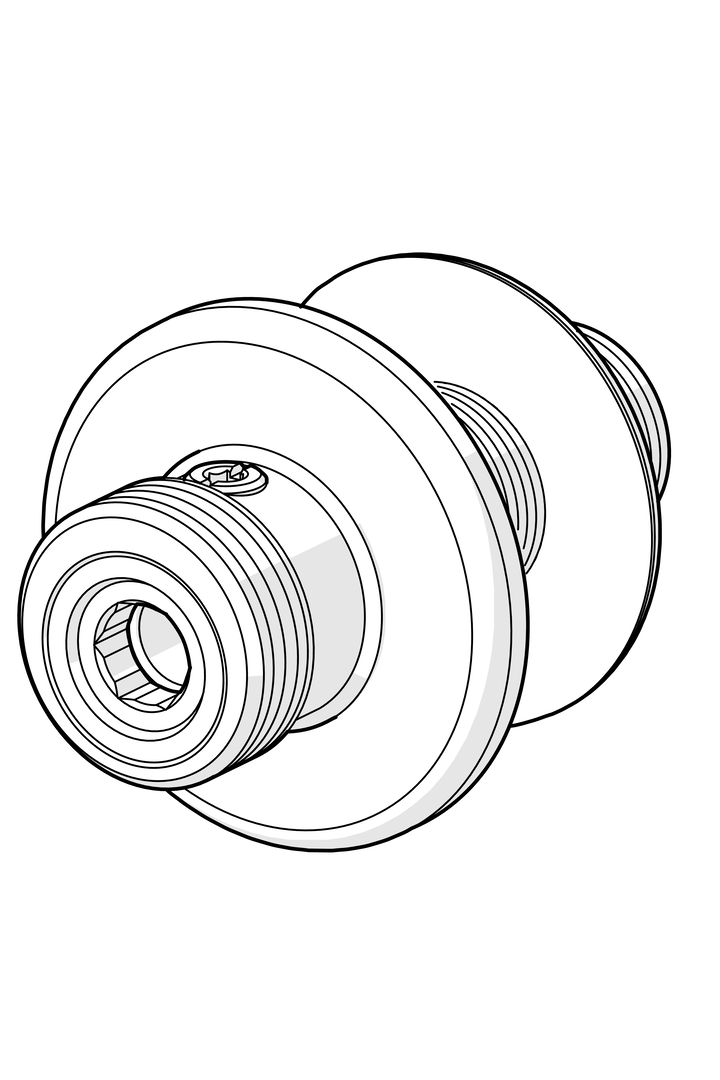 Oras - Shower cabin coupling with stop valve