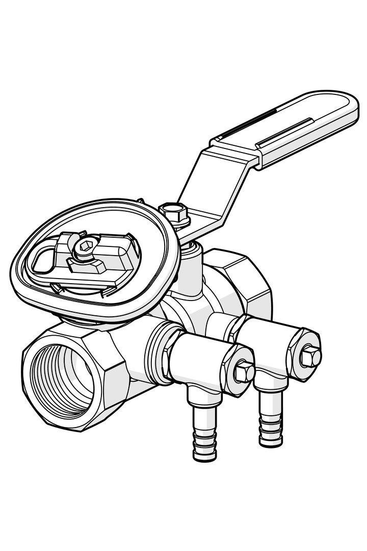 Oras - Line adjustment valve, DN20 410220