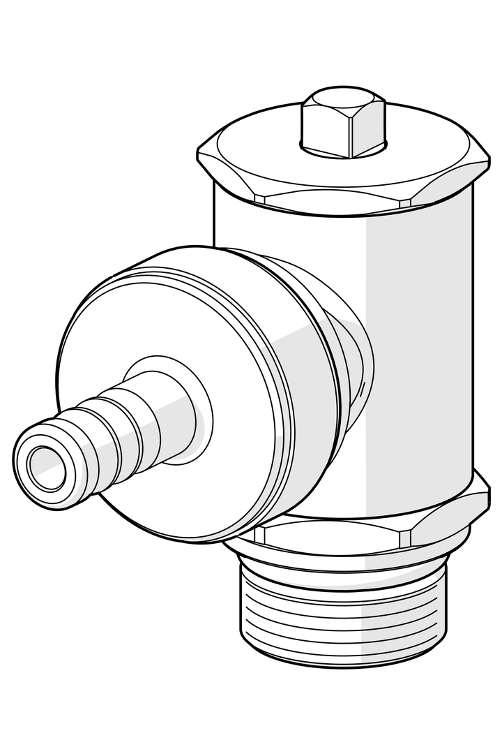 Oras - Measuring and drain aggregate, G3/8