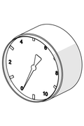 Oras - Pressure gauge, 1-10Bar