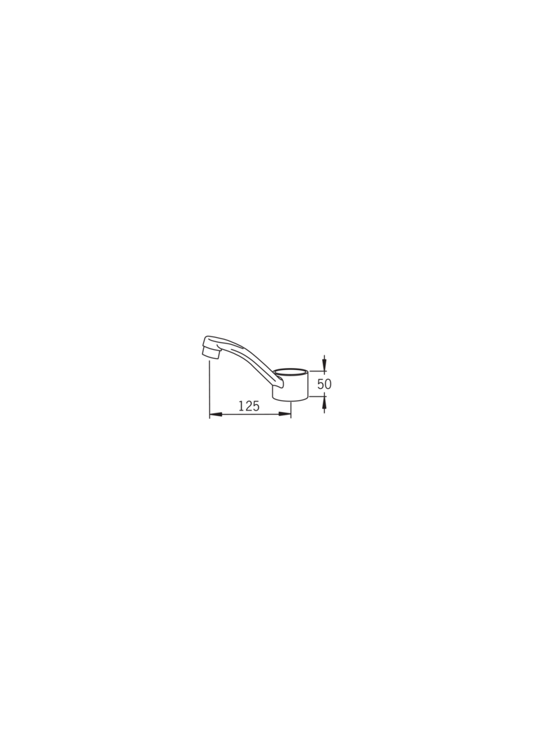 Oras - Spout, L=125