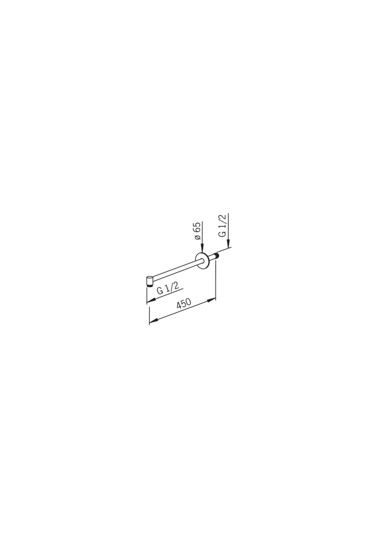 Oras Hydra - Shower pipe 231041
