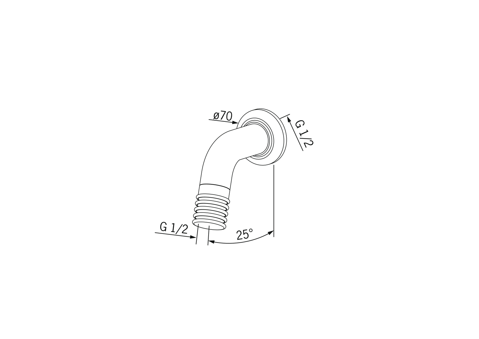 Oras - Shower pipe 231112