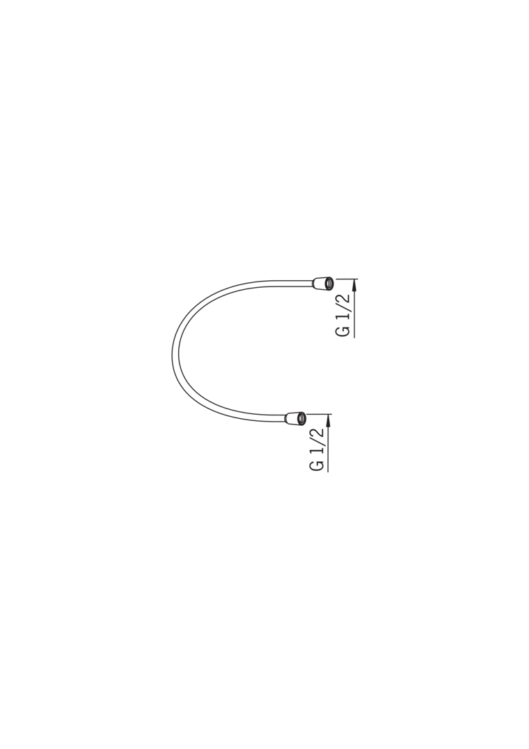 Oras Hydra - Shower hose, L=700
