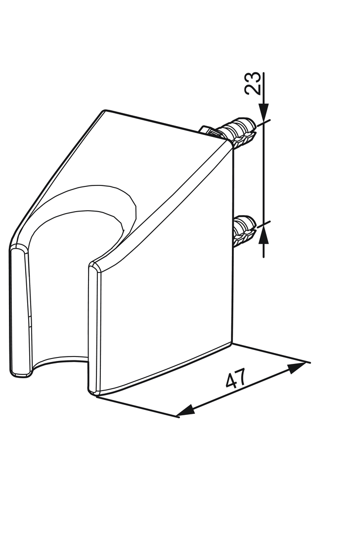 Oras - Hand shower holder, Apollo
