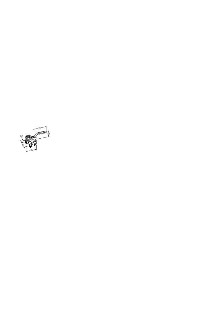 Oras - Line adjustment valve, DN25 410025