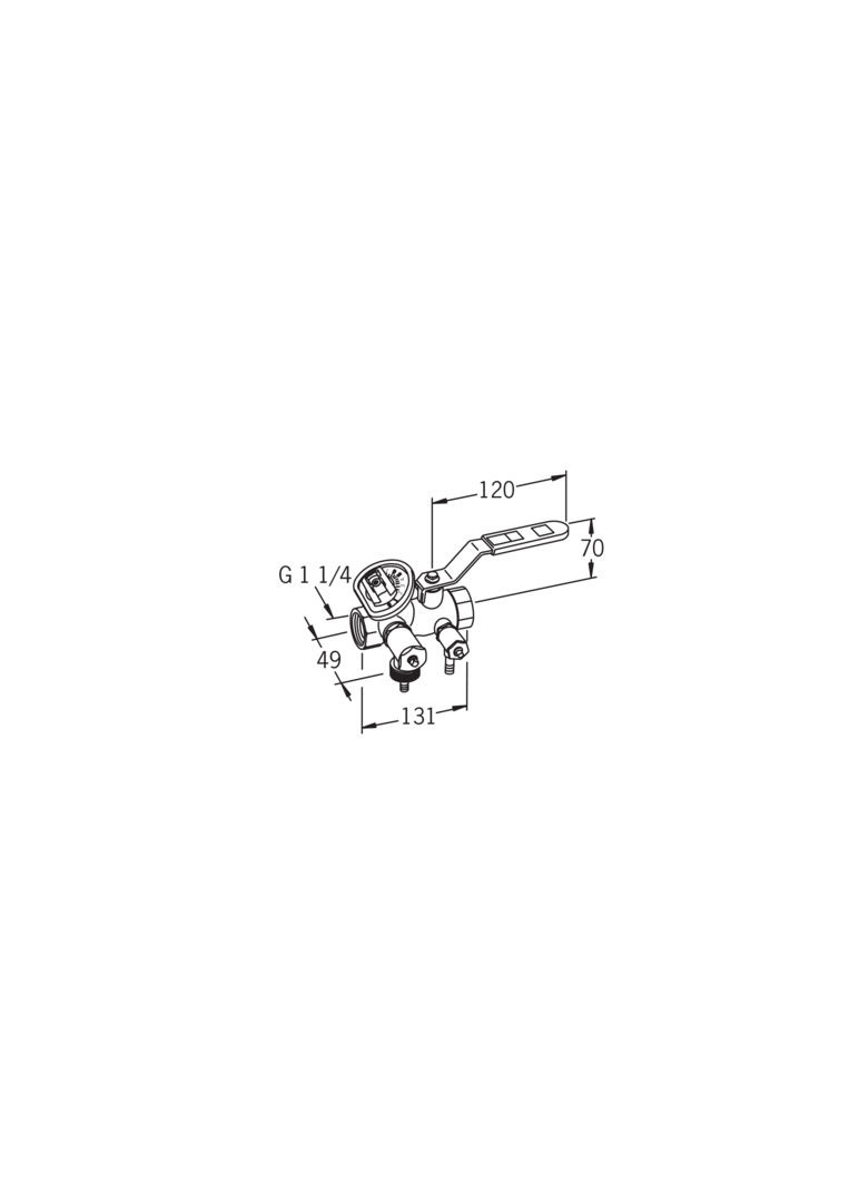Oras - Line adjustment valve, DN32 410032