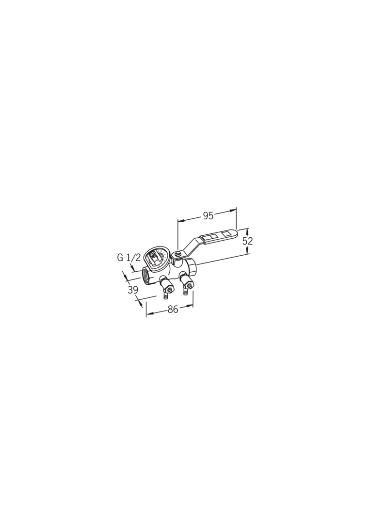 Oras - Line adjustment valve, DN15 410215