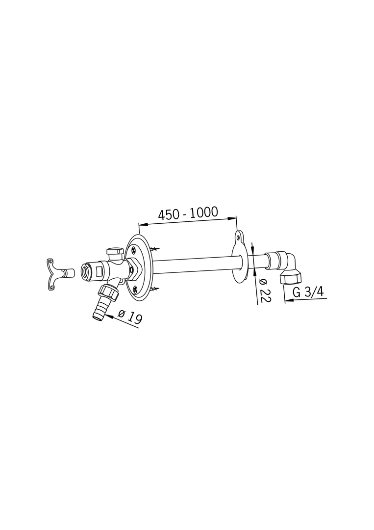 Oras - Garden valve, DN20 431520