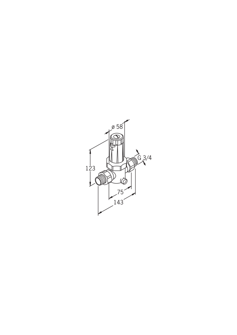 Oras - Constant pressure valve, DN20