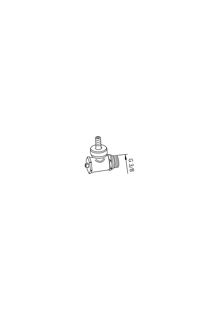 Oras - Measuring and drain aggregate, G3/8