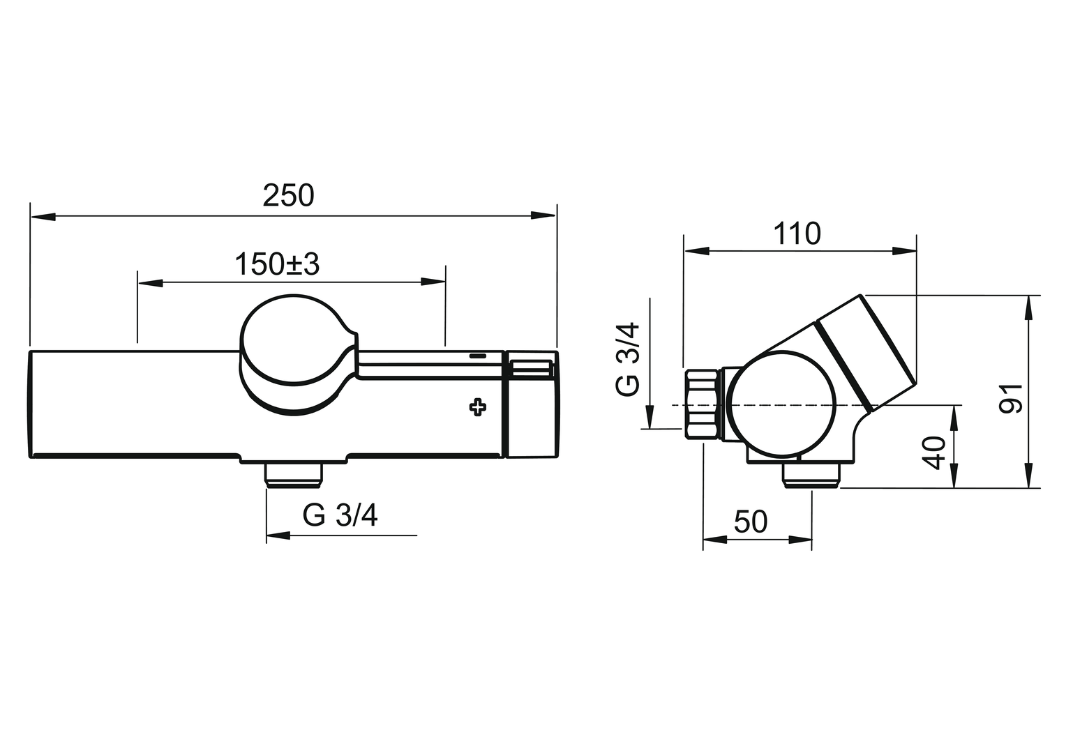 Oras Oramix - Shower faucet 7261