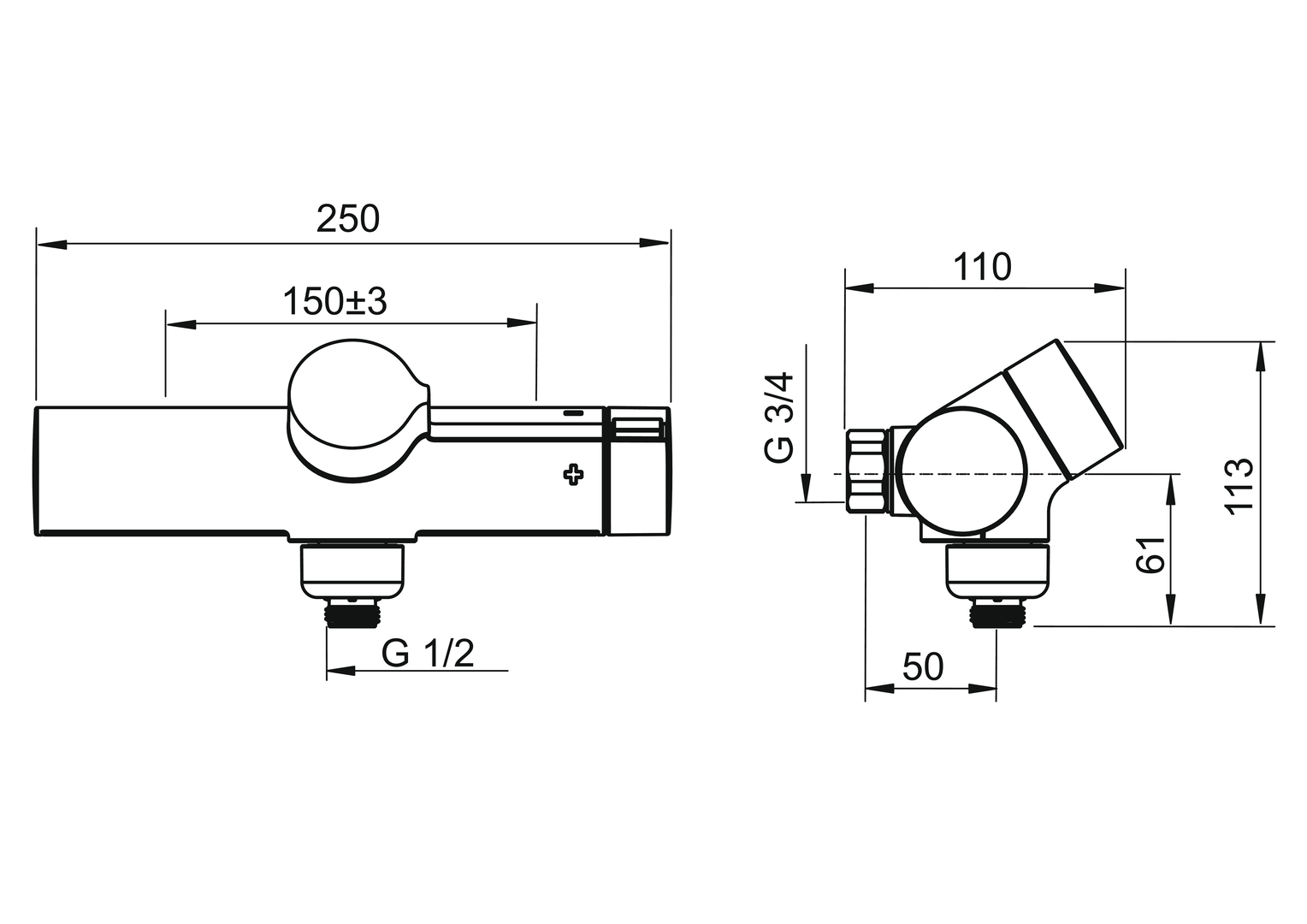 Oras Oramix - Shower faucet 7264