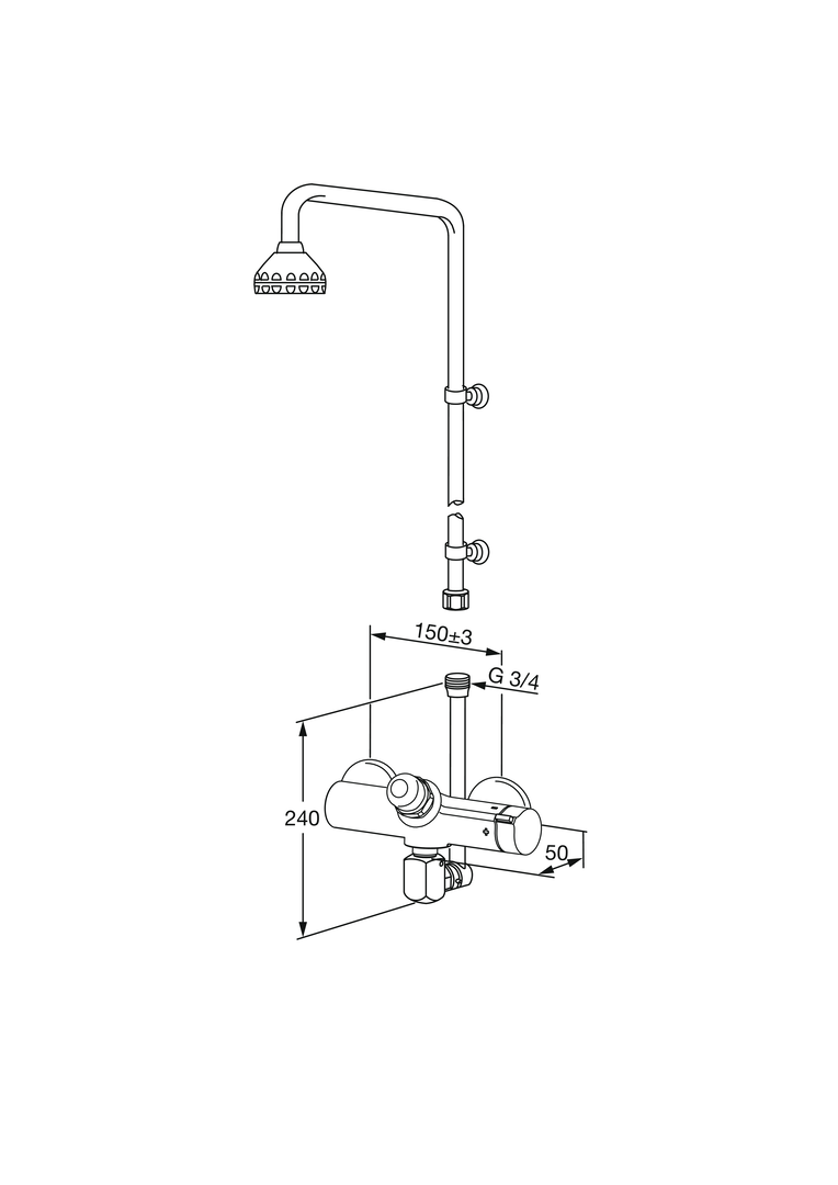 Oras Oramix - Shower faucet 167100
