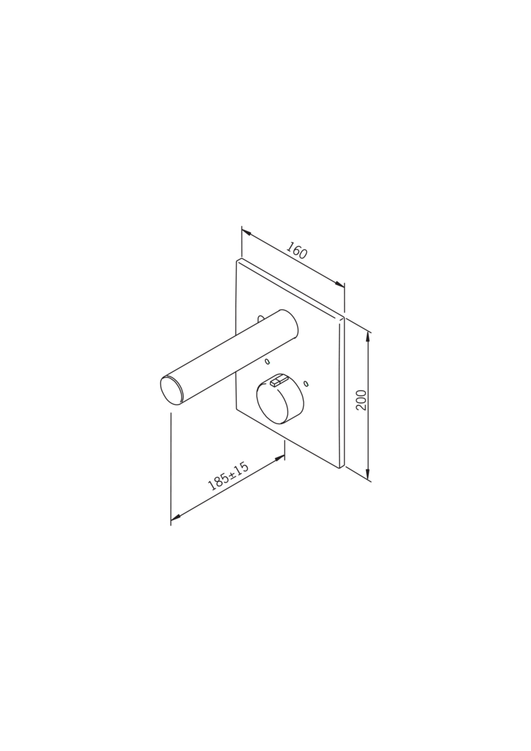 Oras Electra - Cover part for washbasin faucet, 12 V