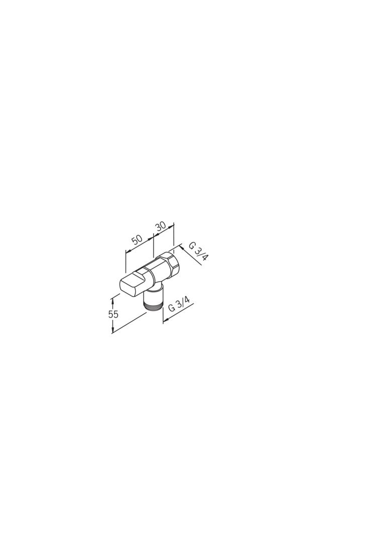 Oras - Cold water faucet, G3/4