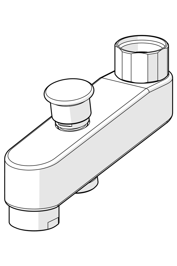Oras - Diverter spout, L=105