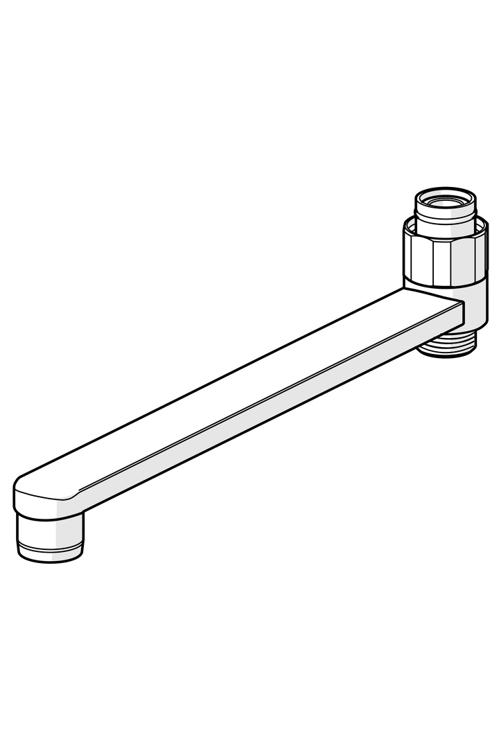 Oras - Swivel spout with ejector, L=250