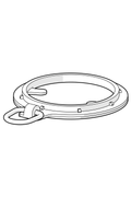 Oras - Washer with chain holder
