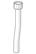Oras - Flush pipe for urinal flusher 561311