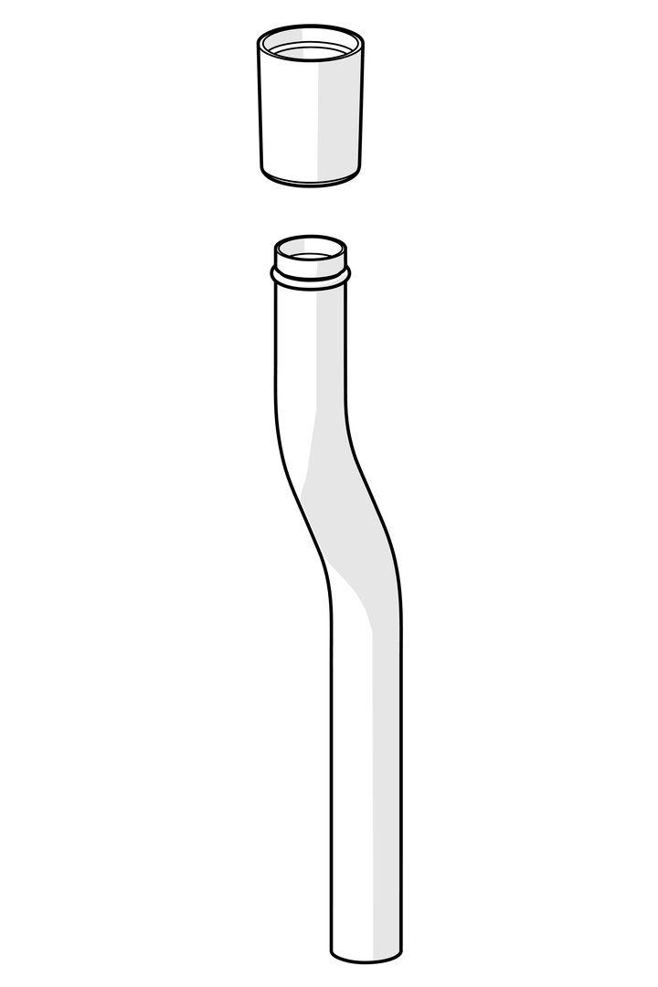Oras - Flush pipe, 6568, 6568Z