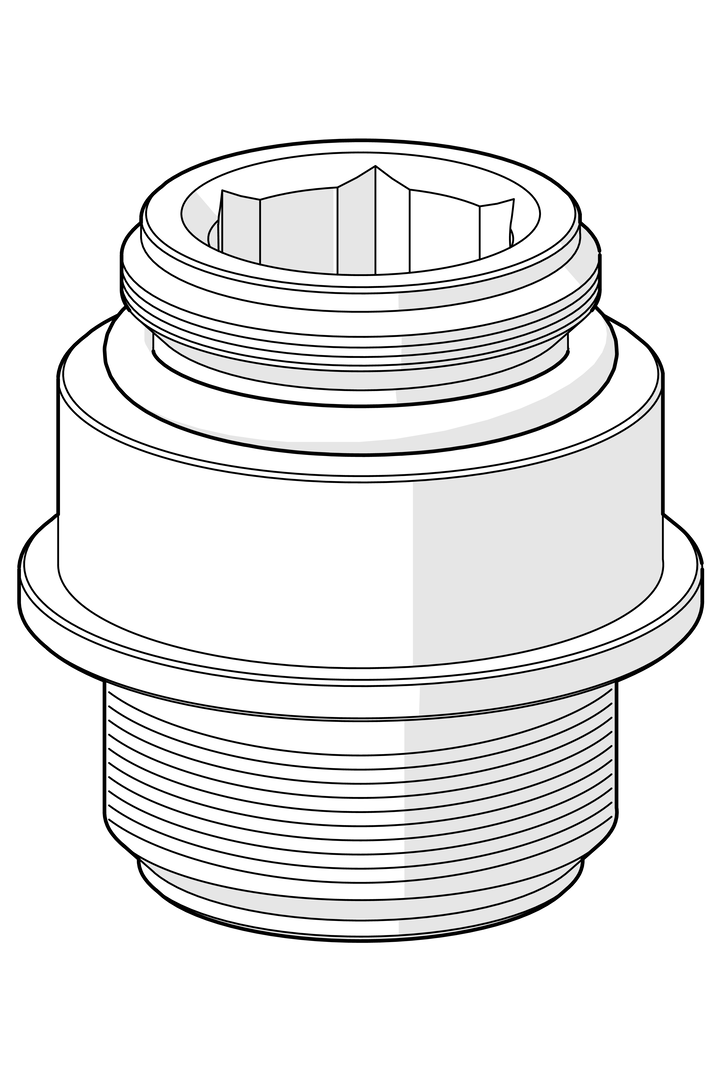 Oras - Nipple for spout, G1/2