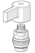 LA CUCINA ALESSI by Oras - Washing machine valve