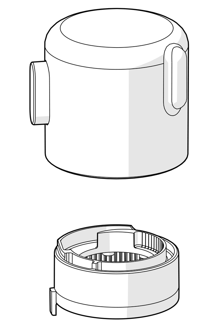 Oras Nova - Temperature control handle