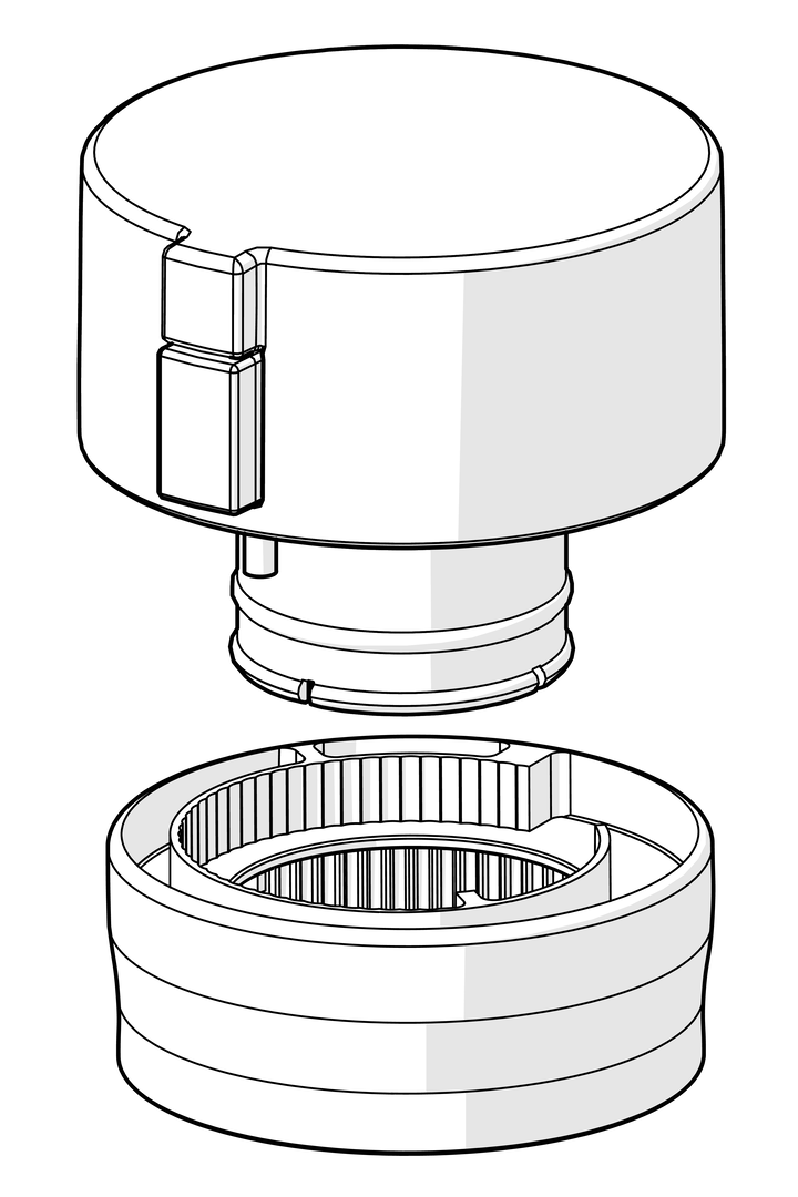 Oras - Temperature control handle 159080v