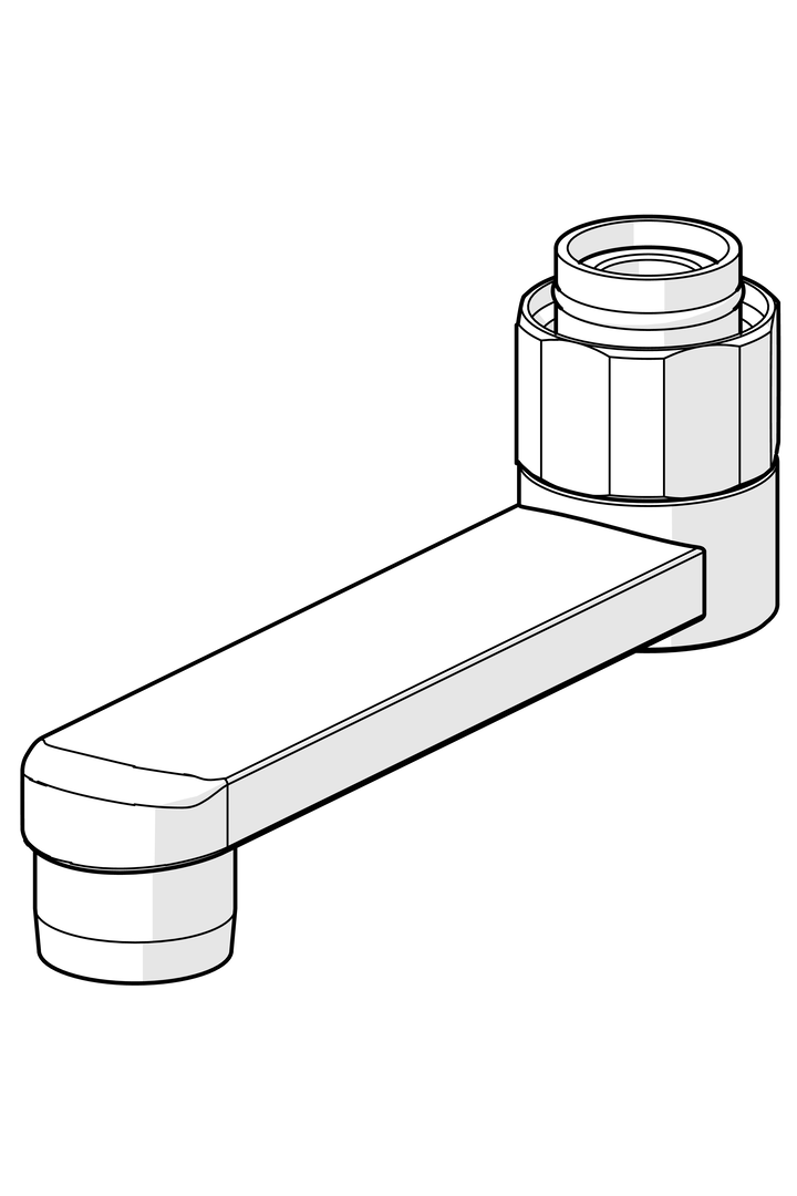 Oras Electra - Swivel spout, L=100