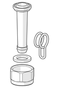 Oras - Hose coupling, G1/2xD9